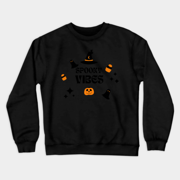 Spooky Vibes Crewneck Sweatshirt by Fauzi's Store