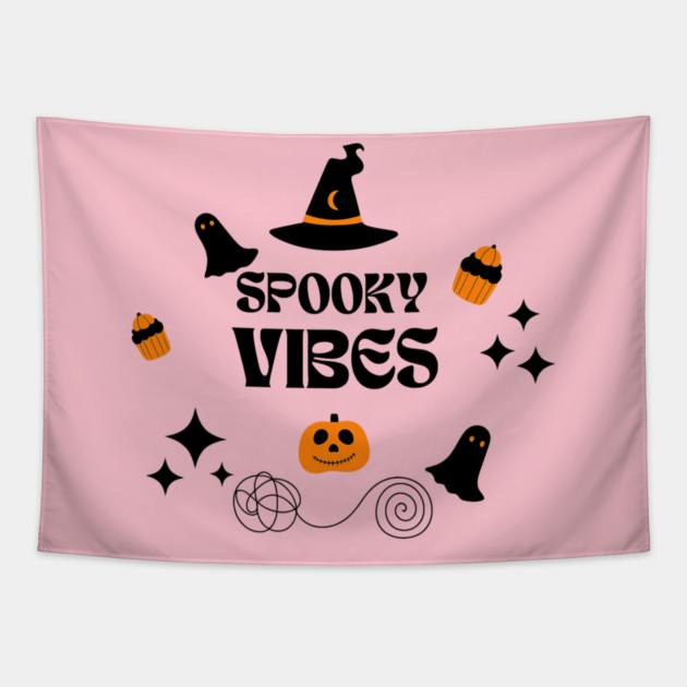 Spooky Vibes Tapestry by Fauzi's Store