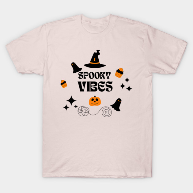 Spooky Vibes T-Shirt by Fauzi's Store