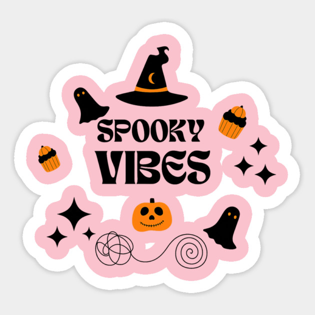 Spooky Vibes Sticker by Fauzi's Store