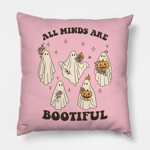 All Minds Are Bootiful Pillow by Fauzi's Store