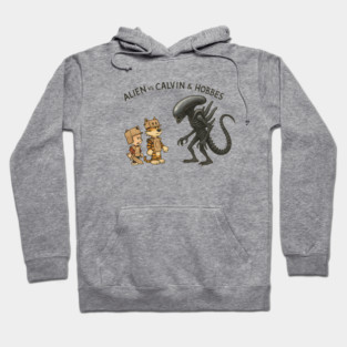 Alien vs. Calvin & Hobbes Hoodie