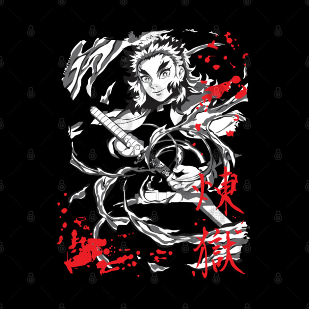 Demon Slayer Kyojuro Rengoku Flame Hashira by Otaku Vibes