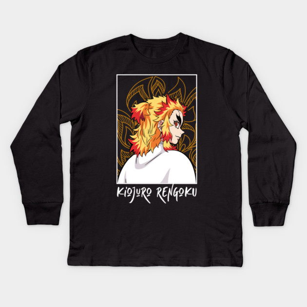 Rengoku Kyojuro - Demon Slayer Kids Long Sleeve T-Shirt by Otaku Vibes