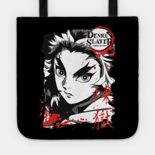 Demon Slayer Rengoku Flame Hashira Art Tote