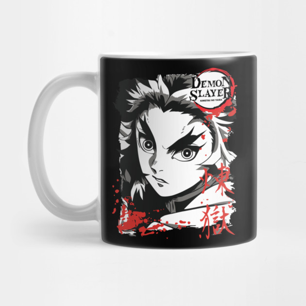 Demon Slayer Rengoku Flame Hashira Art by Otaku Vibes