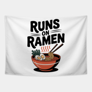 Runs on Ramen Tapestry