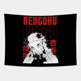 Rengoku Flame Hashira - Demon Slayer Tapestry