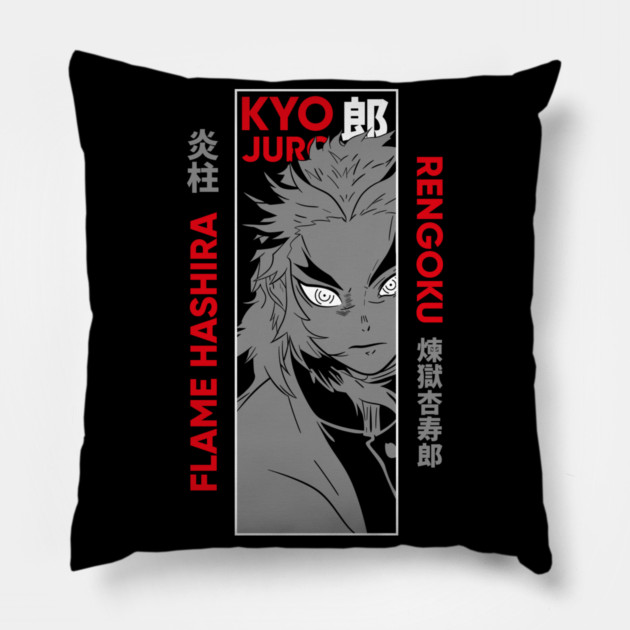 Demon Slayer: Kimetsu no Yaiba - Rengoku Flame Hashira Pillow by Otaku Vibes