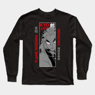 Demon Slayer: Kimetsu no Yaiba - Rengoku Flame Hashira Long Sleeve T-Shirt