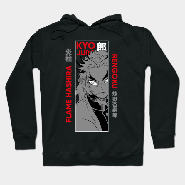 Demon Slayer: Kimetsu no Yaiba - Rengoku Flame Hashira Hoodie by Otaku Vibes