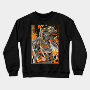 Demon Slayer Rengoku Passion and Fire Crewneck Sweatshirt