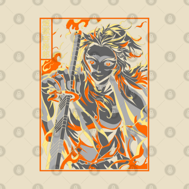 Demon Slayer Rengoku Passion and Fire by Otaku Vibes
