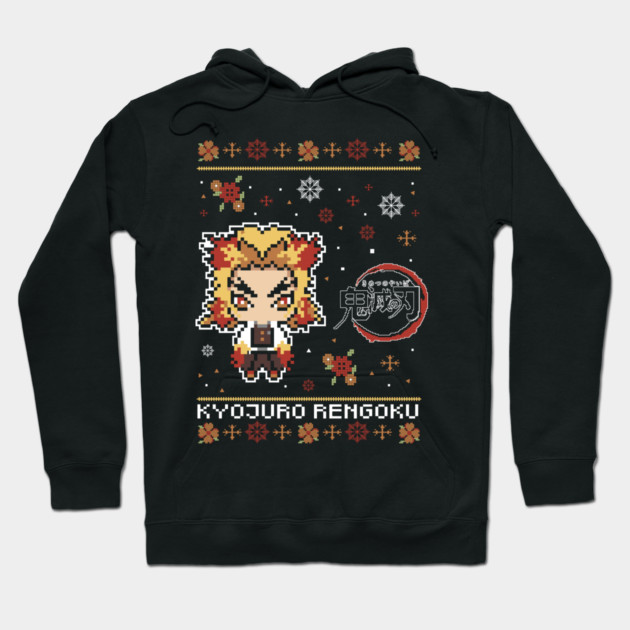 Chibi Rengoku Flame Hashira - Demon Slayer Hoodie by Otaku Vibes