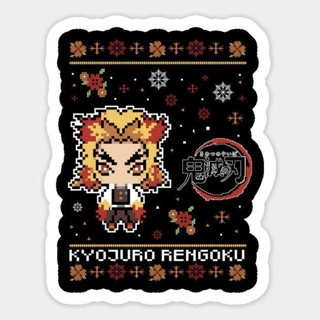 Chibi Rengoku Flame Hashira - Demon Slayer Magnet by Otaku Vibes