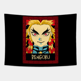 Rengoku Flame Hashira - Demon Slayer Tapestry