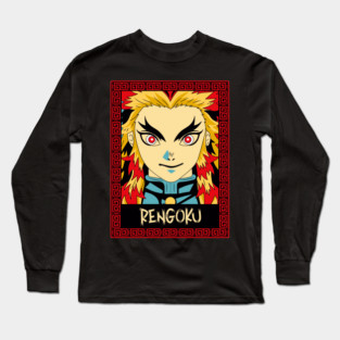 Rengoku Flame Hashira - Demon Slayer Long Sleeve T-Shirt
