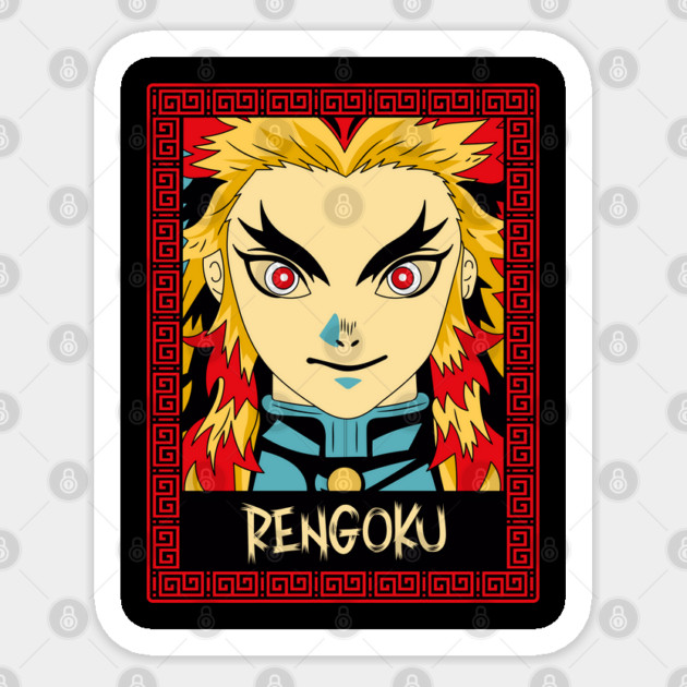 Rengoku Flame Hashira - Demon Slayer Sticker by Otaku Vibes