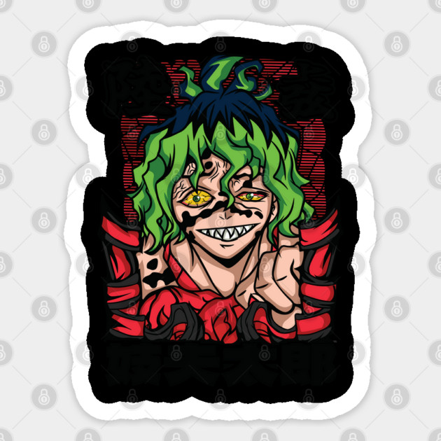 Demon Slayer: Kimetsu no Yaiba - Gyutaro Sticker by Otaku Vibes