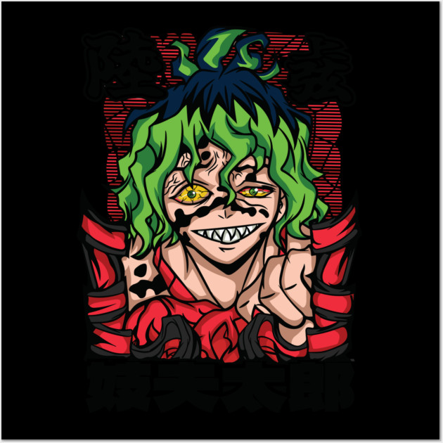 Demon Slayer: Kimetsu no Yaiba - Gyutaro Wall Art by Otaku Vibes