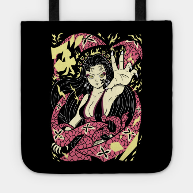 Demon Slayer Daki Upper Moon 6 Demon Tote by Otaku Vibes