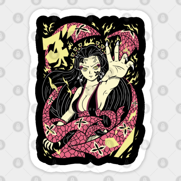 Demon Slayer Daki Upper Moon 6 Demon Sticker by Otaku Vibes