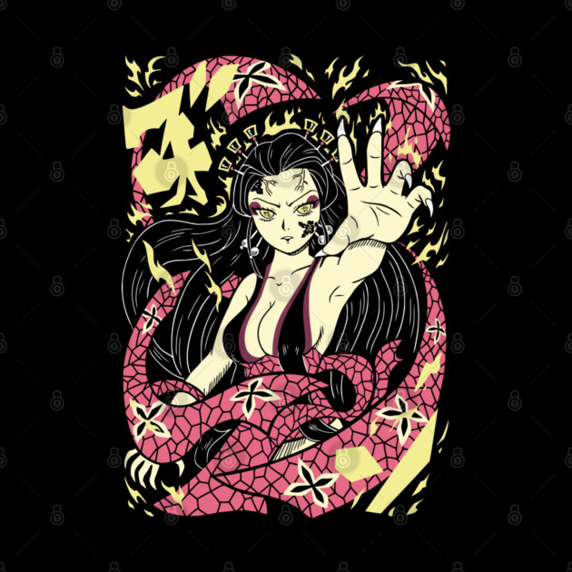 Demon Slayer Daki Upper Moon 6 Demon by Otaku Vibes