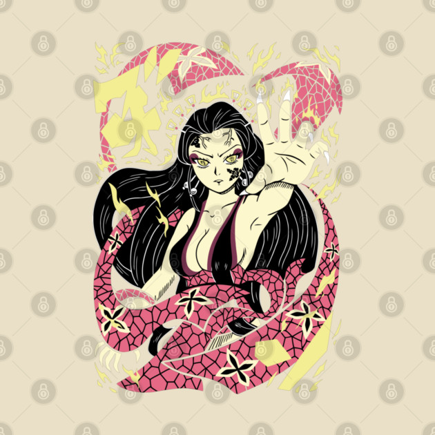 Demon Slayer Daki Upper Moon 6 Demon by Otaku Vibes