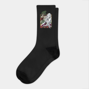 Demon Slayer - Upper Moon 6 Daki and Gyutaro Socks