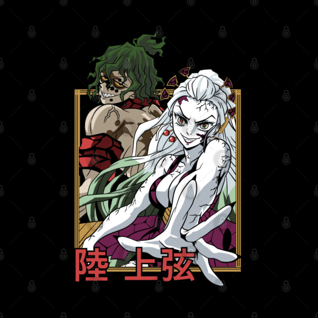 Demon Slayer - Upper Moon 6 Daki and Gyutaro by Otaku Vibes