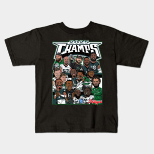 2025 Champs Philadelphia Eagles - julianaphein #186 Kids T-Shirt