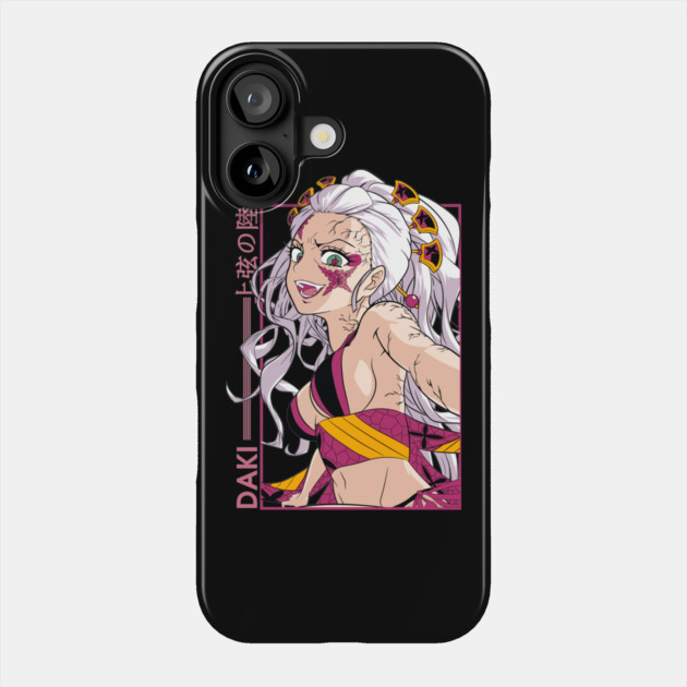 Demon Slayer Daki Elegant Demon Design Phone Case by Otaku Vibes