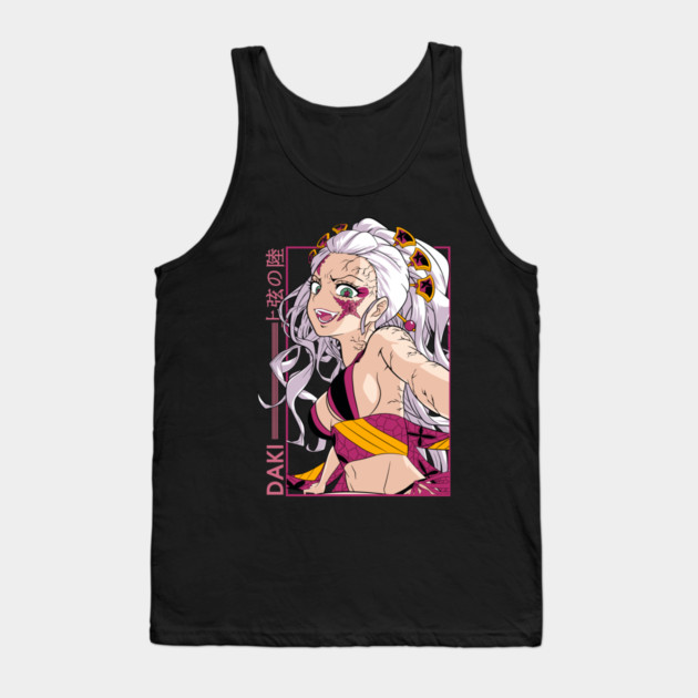Demon Slayer Daki Elegant Demon Design Tank Top by Otaku Vibes