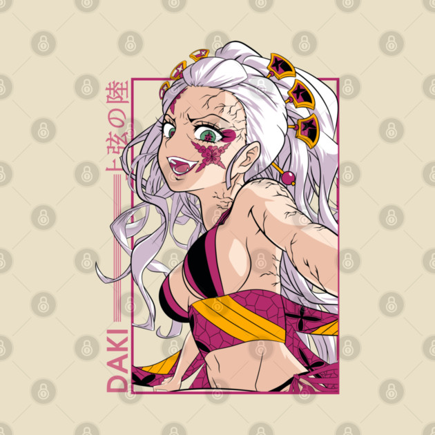 Demon Slayer Daki Elegant Demon Design by Otaku Vibes
