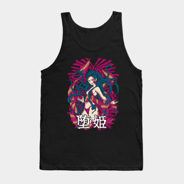 Demon Slayer Daki with Obi Attack Flow Tank Top by Otaku Vibes