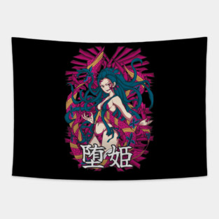 Demon Slayer Daki with Obi Attack Flow Tapestry