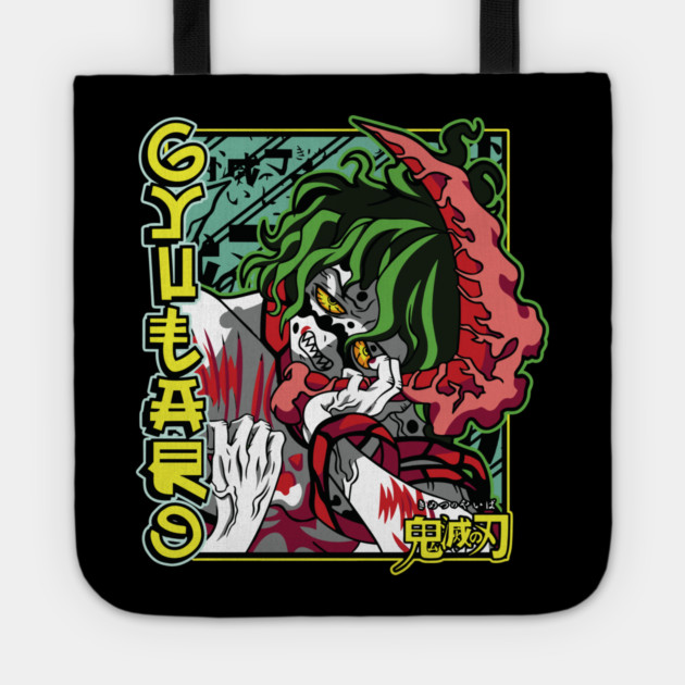 Gyutaro Upper Moon 6 - Demon Slayer: Kimetsu no Yaiba Tote by Otaku Vibes