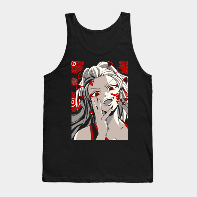Daki Cursed Beauty Art - Demon Slayer Tank Top by Otaku Vibes