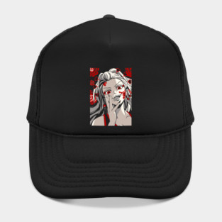 Daki Cursed Beauty Art - Demon Slayer Hat