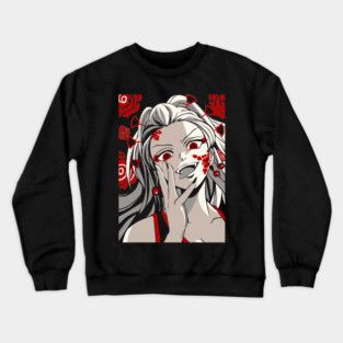 Daki Cursed Beauty Art - Demon Slayer Crewneck Sweatshirt