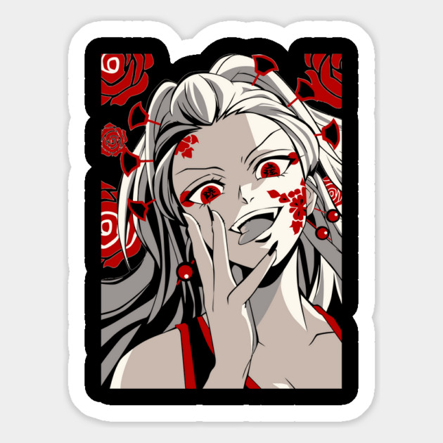 Daki Cursed Beauty Art - Demon Slayer Magnet by Otaku Vibes
