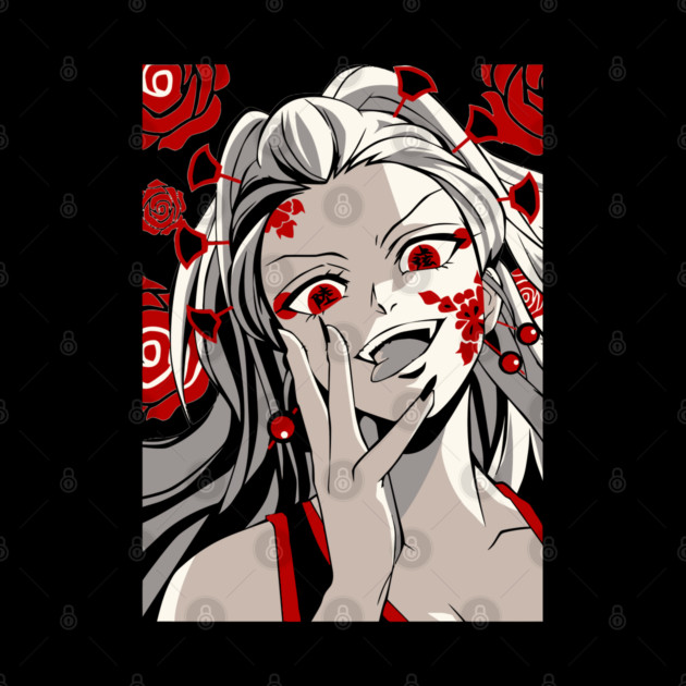 Daki Cursed Beauty Art - Demon Slayer by Otaku Vibes