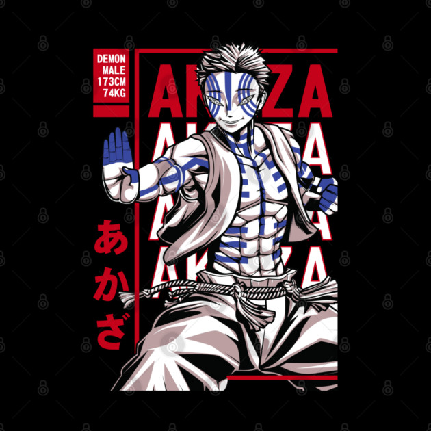 Demon Slayer Akaza Martial Arts Form by Otaku Vibes