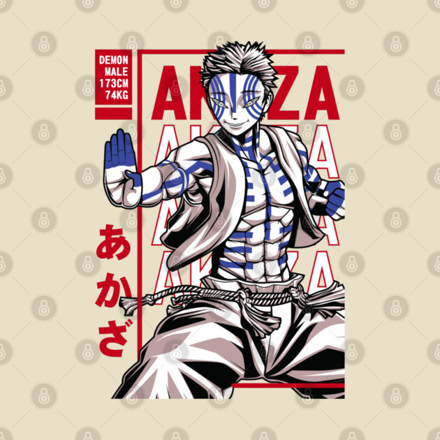 Demon Slayer Akaza Martial Arts Form by Otaku Vibes
