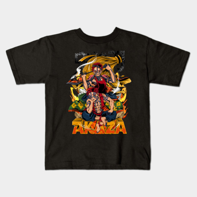 Demon Slayer Akaza Upper Moon Three Kids T-Shirt by Otaku Vibes