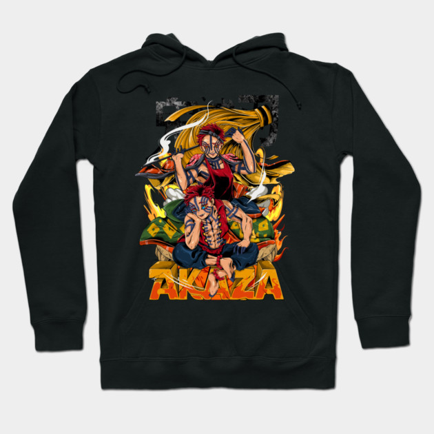 Demon Slayer Akaza Upper Moon Three Hoodie by Otaku Vibes