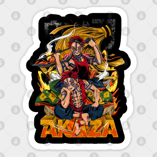 Demon Slayer Akaza Upper Moon Three Sticker by Otaku Vibes