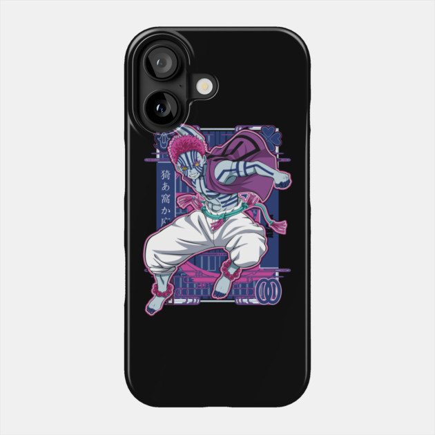 Upper Moon Three Akaza - Demon Slayer Phone Case by Otaku Vibes