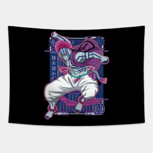 Upper Moon Three Akaza - Demon Slayer Tapestry