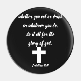 Bible Quote About Food Pin